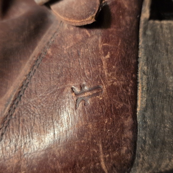 FRYE AND CO. Brown Leather Heeled Boots with Buckle - Picture 3 of 4